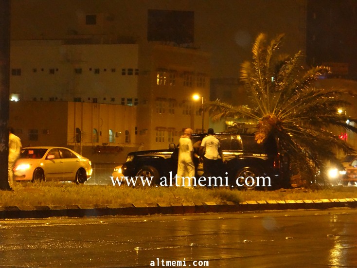 حادث بالدائري الجنوبي بحائل بترول نيسان 