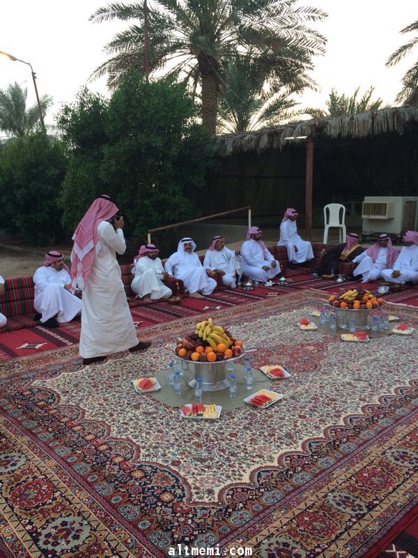 اعيان ووجهاء القبائل في ضيافة الشيخ سليمان الدواس 