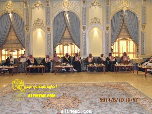 وجهاء واعيان القبائل في ضيافة احمد الحسين بمدينة تمير