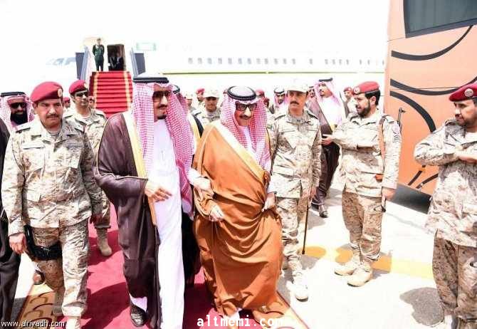 ولي العهد يصل رفحاء لمعايدة منسوبي القوات المسلحة